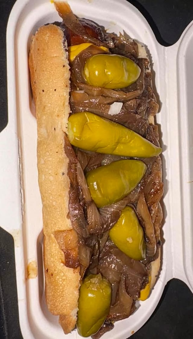 Maxwell Street Polish Sausage.